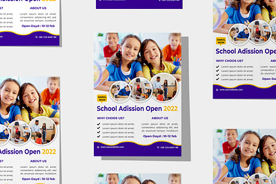 Admission Flyer admission flyer branding graphic design logo vector looking for feedback