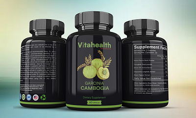 Vita health Supplement Lebel Design box design cbd oil hemp oil standup pouch supplement