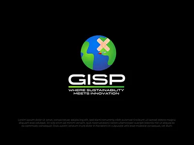 GISP logo design 3d animation branding gisp logo design graphic design logo motion graphics