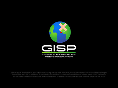 GISP logo design 3d animation branding gisp logo design graphic design logo motion graphics