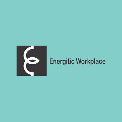 Minimal Logo Design | Energitic Workplace black logo brand branding business company company logo corporate corporate logo design energitic graphic design illustration logo minimal logo modern logo vector white log work workplace