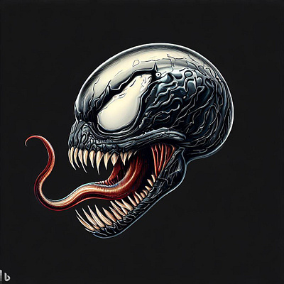 Venom | Marine Creatures | tracingflock creature illustration lethal marine skull tatoo tracingflock venom venom movie venomverse