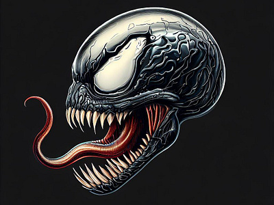 Venom | Marine Creatures | tracingflock creature illustration lethal marine skull tatoo tracingflock venom venom movie venomverse