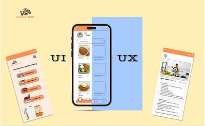 Application Luscious Fusions app design graphic design ui ux