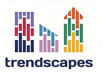 trendscapes(clients logo) 3d artisticexpression beautiful card branding design graphic design illustration logo ui vector