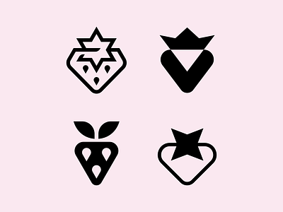Ichigo brand branding design elegant graphic design ichigo illustration japan logo logo design logotype mark minimalism minimalistic modern sign strawberry
