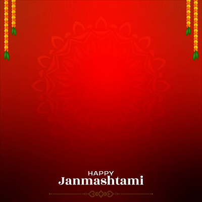 Happy Janmashtami ads creative animation graphic design motion graphics social creative social post