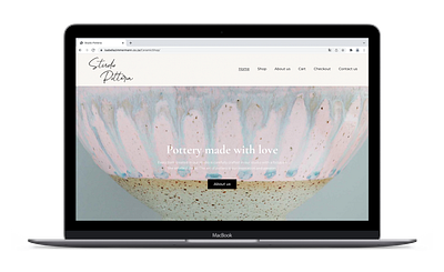 Online Shop for ceramics brand e commerce webdesign wordpress