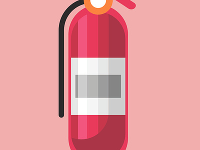 Fire extinguisher adobe illustrator adobe photoshop design fire extinguisher graphic design illustration illustrator logo vector