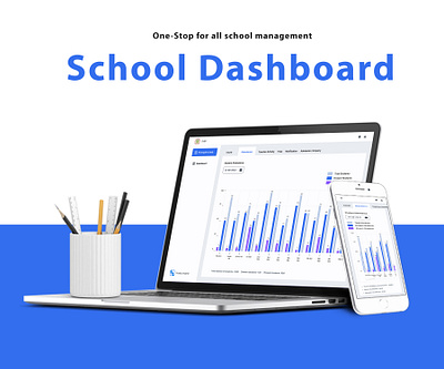 Management Dashboard for School dashboard design school ui ux