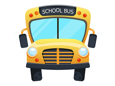 School Bus adobe illustrator adobe photoshop branding design graphic design illustration illustrator logo vector