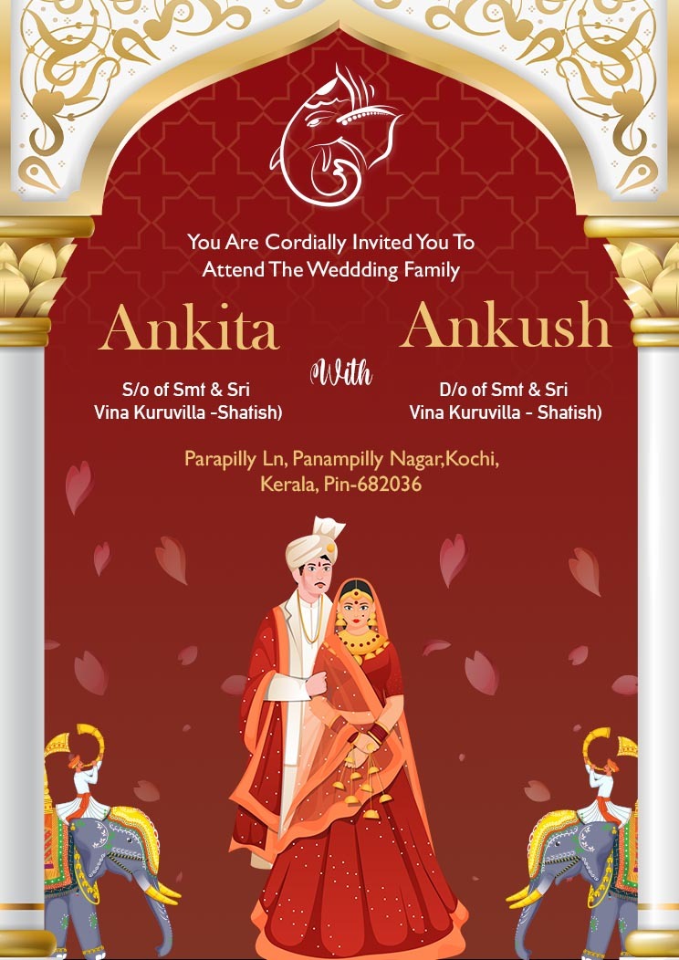 Online indian shop wedding cards