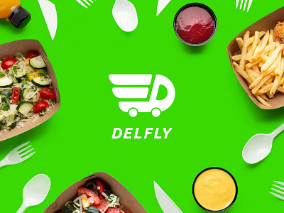 Delfly | Portfolio food delivery standout design