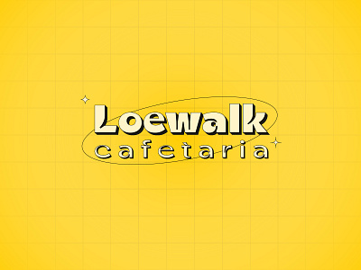Loewalk Cafetaria | Portfolio cafe minimalist neo brutalism standout design