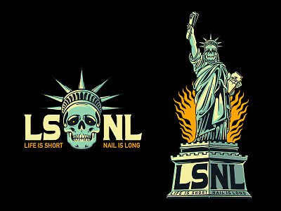 LSNL art work brand design branding design graphic design illustration typography vector