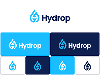 Letter H + Drop logo mark abstract logo brand branding clean cleaning cleaning company cleaning logo cleaning service company drop drop logo letter h letter logo logo minimal logo modern logo shine simple logo water water logo