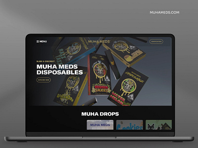 Muha Meds® website design // Jacksphere branding creative design graphic design illustration logo shopify ui ux webflow website wix woocommerce wordpress