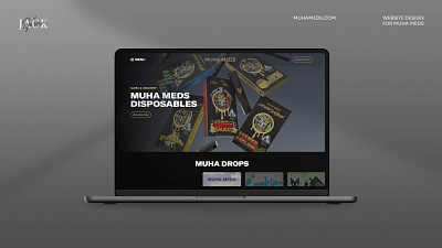 Muha Meds® website design // Jacksphere branding creative design graphic design illustration logo shopify ui ux webflow website wix woocommerce wordpress