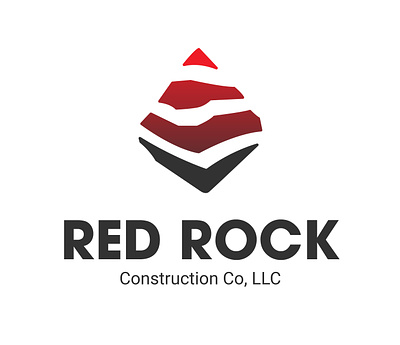 Logo construction black construction logo red