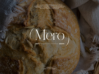 Craft bakery bareky branding design graphic design inspiration logo nude serif site typography ui web