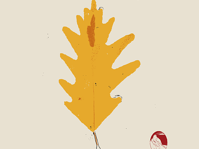 White Oak autumn digitalart digitaldesign fall graphicdesign illustration illustrator leaves oak texture tree vector white oak