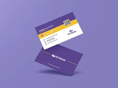SG Educate Business Card Design branding business card card design graphic design id illustration logo motion graphics typography ui vector