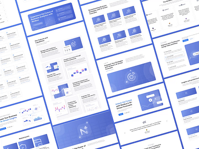 AI-Powered SaaS website sections ai powered animation blog business card ui feature card hero banner pricing saas section startup testimonail trial banner website