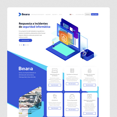 Isometric Wonders: Exploring Binaria's Visual Delights branding design graphic design illustration isometric product design ui user interface ux web app web design