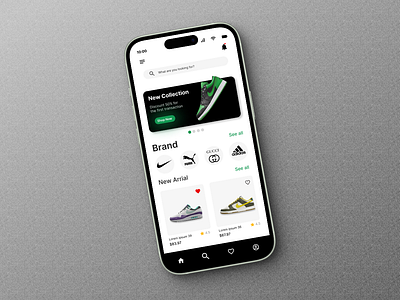 Shoes App Design in Figma application design graphic design mobile ui uiux ux