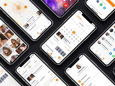 Saloon Mobile Application adobe adobe xd appointment appointment saloon design figma grooming saloon hair grooming app illustration landingpage logo saloon app saloon application saloon appointment saloon business saloon mobile saloon mobile app saloon mobile application ui website