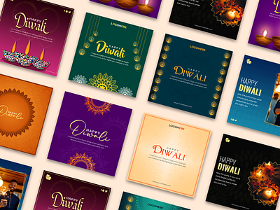 Diwali Social Media Post Templates design diwali diwali post diwali social media post graphic design happy diwali instagram post social media social media banner social media design social media post social media post design