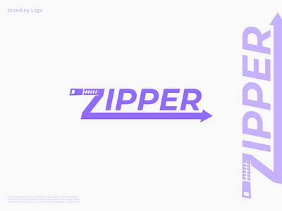 Zipper Logo Branding brand brandidentity branding combination logo combination zipper logo creative logo fashion accessories logo garments accessories logo garments logo graphic design logo logo design logo idea minimal logo wordmark logo zipper zipper combination logo zipper logo zipper wordmark zipper wordmark logo