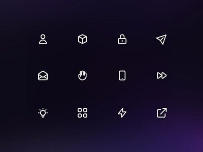 Icon Set figma icon icons iconset set ui vector visual language