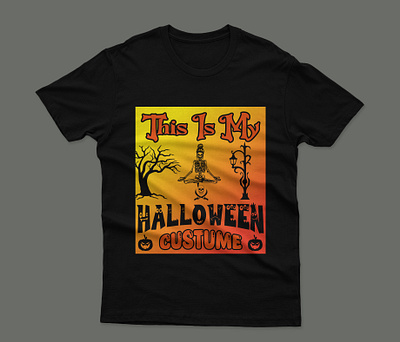 Halloween T-shirt Design dark halloween