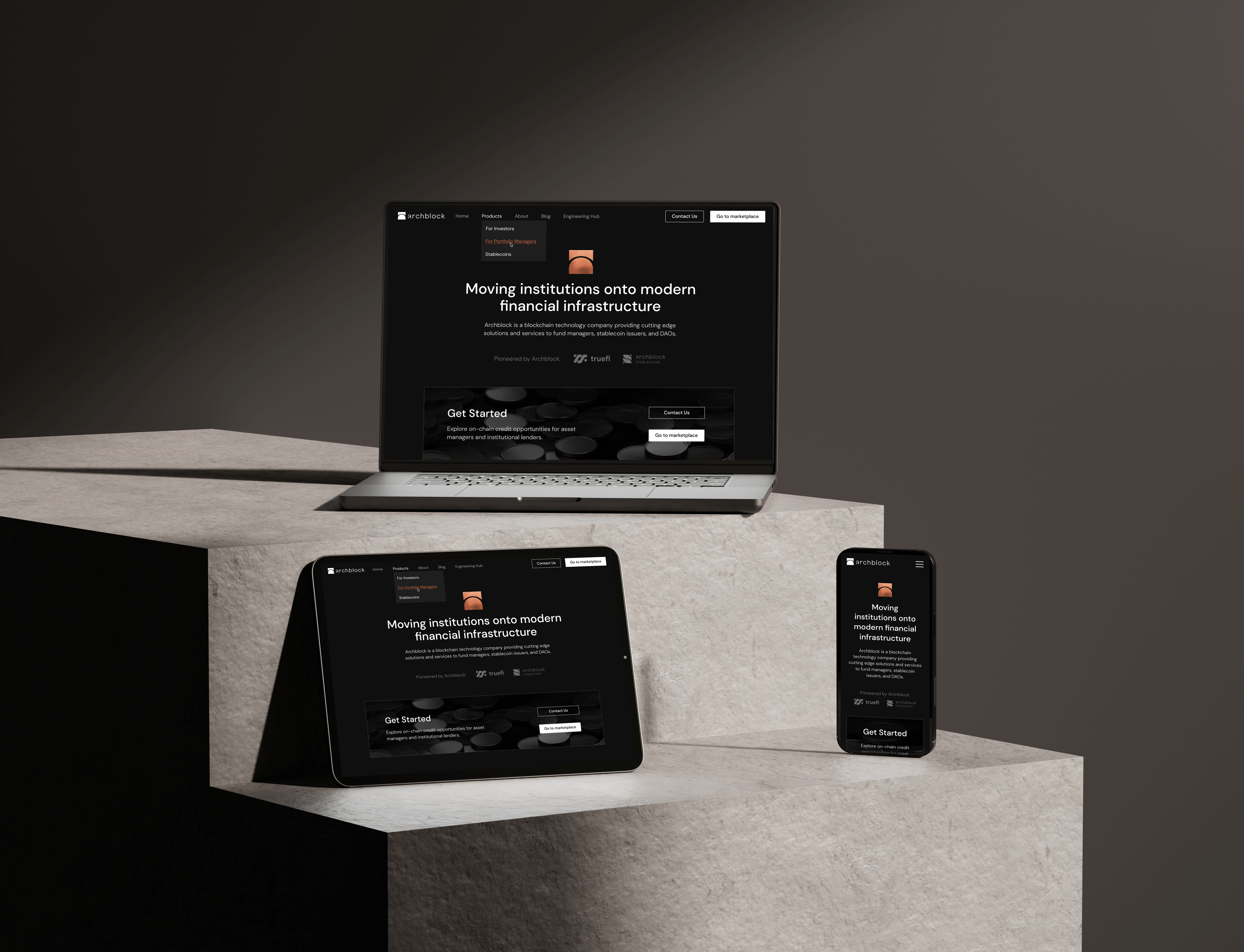 Archblock Poland Resposive Webiste Design UX/UI animation bitcoin blockchain cryptocurrency design ethereum ideas inspiration logo stablecoins token ui uiux ux website websitedesign websiteui websiteux