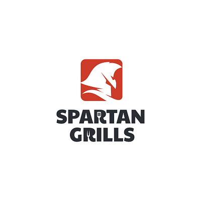 Spartan Grills Logo Concept branding foodlogo hellosnoops logo logocontest logodesign simplelogo tekotek