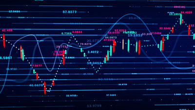 Candlestick chart on the stock market II 3d art banking crypto design digital graphic design illustration trade