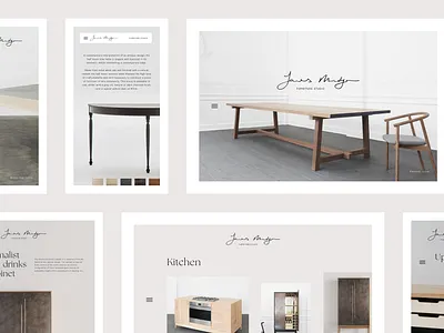 James Mudge Furniture Studio concept clean concept design furniture minimal minimalism website