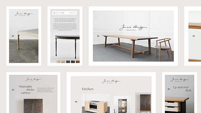 James Mudge Furniture Studio concept clean concept design furniture minimal minimalism website