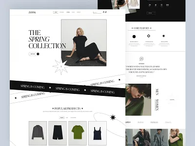 Zanna Ecommerce Website Design app dashboard ecommerce footer header landingpage minimal design product design trending design ui ui design ux ux design zanna