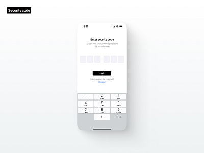 daily ui 11 | secruity code clean code dailyui ios pin secruity code ui