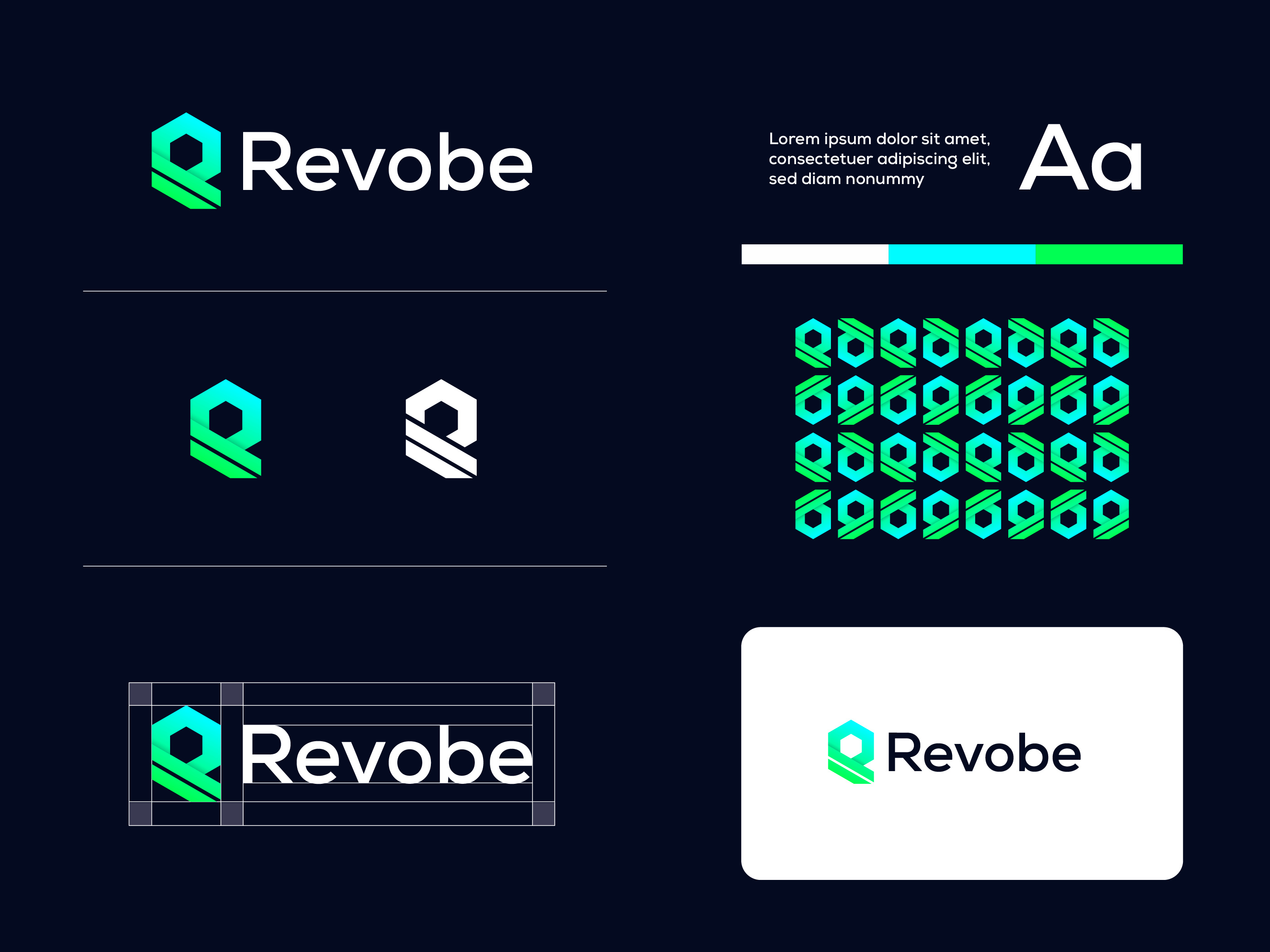 Revobe - Logo design adobe illustrator brand identity branding creativelogo design graphic design illustration letter logo logo logo inspiration logofolio logotype minimal logo minimalistic modern logo r logo symbol vector