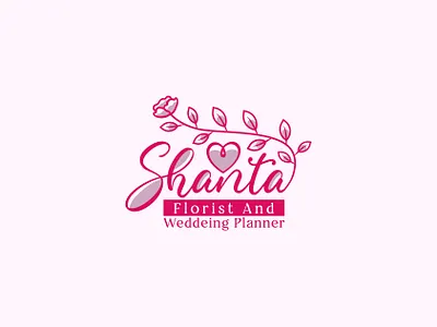 Florist & Wedding Brand Logo Design branding design graphic design illustration logo typo typography ui ux vector