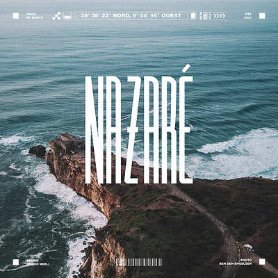 Nazaré Typeface ads banner font nazare nazaré portugal surf typeface typo