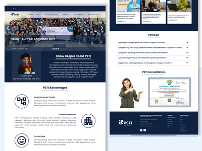 University Website animation branding collage design school typography ui university user interface website