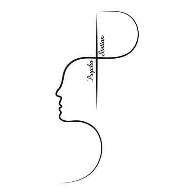 logo designing: Psycho Station branding illustraitor illustration logo vector