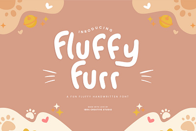 Fluffy Furr – A Fun Fluffy Handwritten Font happy