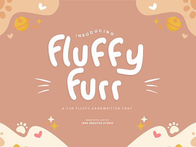 Fluffy Furr – A Fun Fluffy Handwritten Font happy