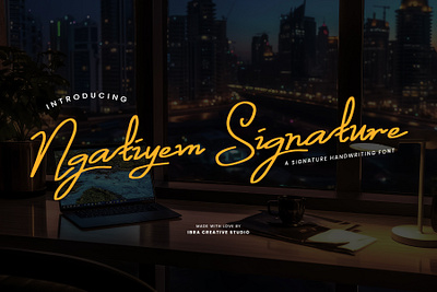 Ngatiyem Signature – A Signature Handwriting Font luxury