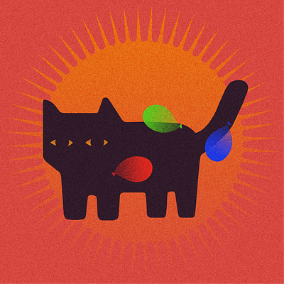 Shining cat